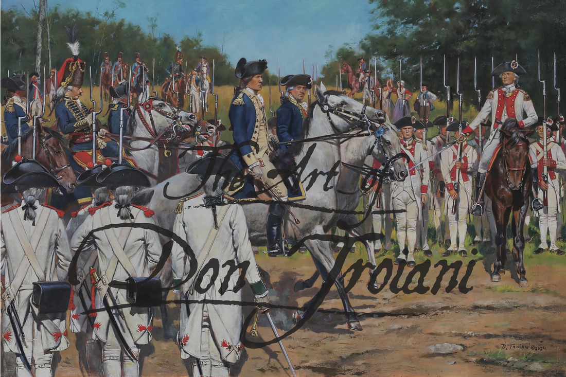 "The Allies" General Washington and Rochambeau, 1781 by Don Troiani