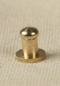 Button Rivet 5x, 7,6 x 4,5mm, M3, Brass