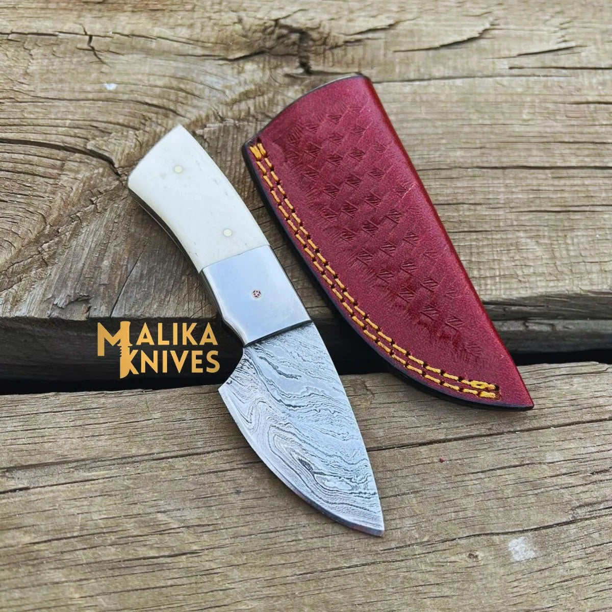 Camel Bone EDC Skinner Knife for outdoors-Buy now-0027