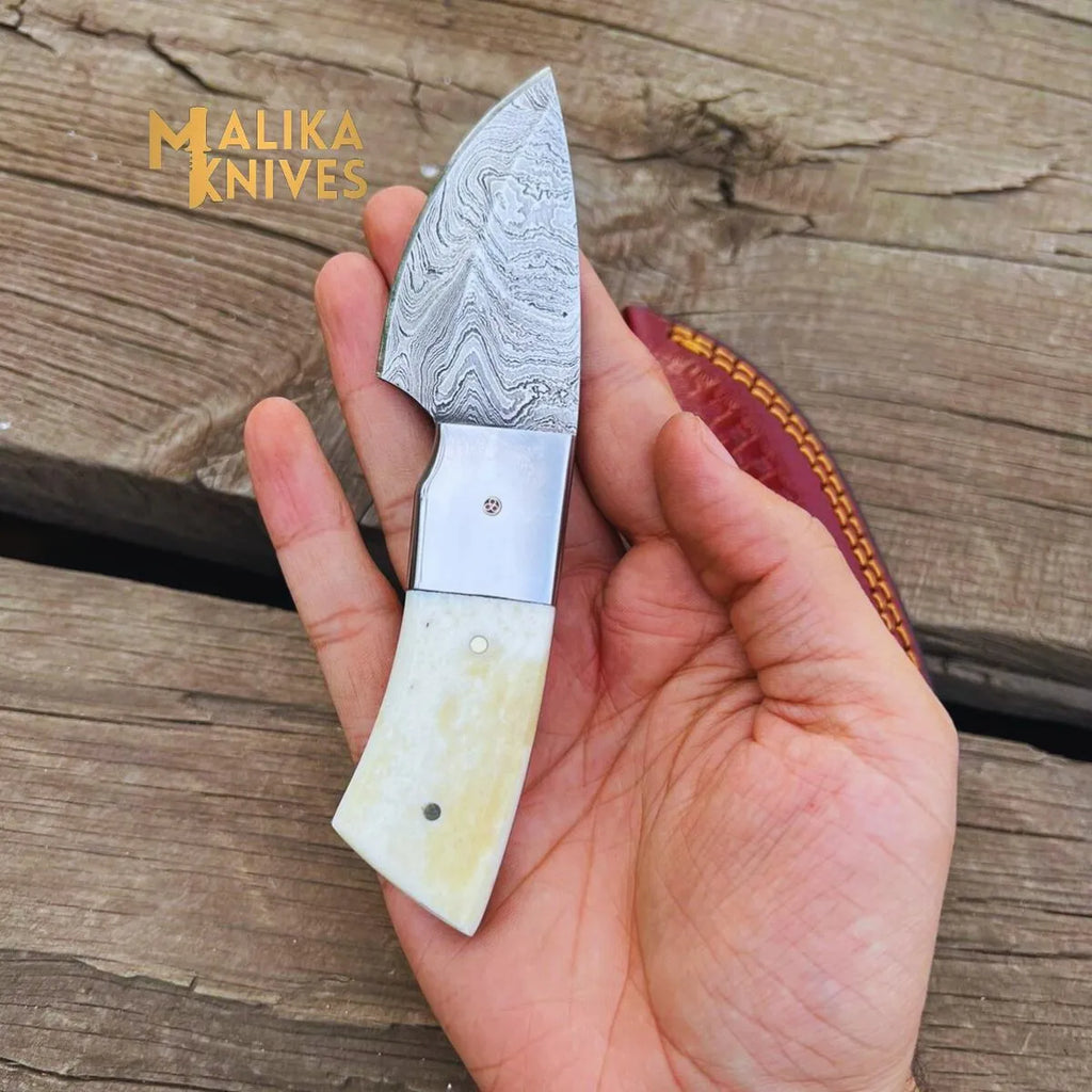 Camel Bone EDC Skinner Knife for outdoors-Buy now-0027