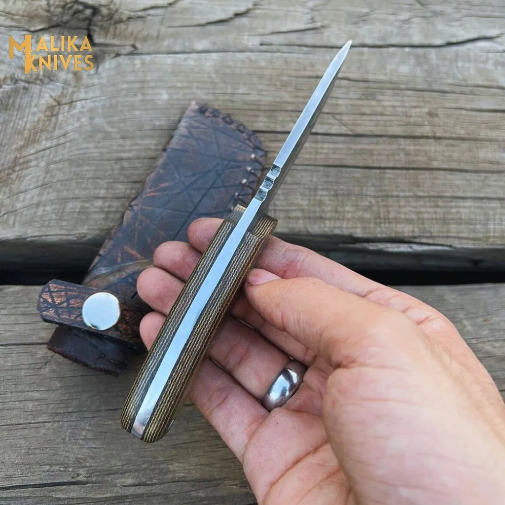 Handmade 3-Pointer EDC Knife: Unmatched Quality for Everyday Carry-0033