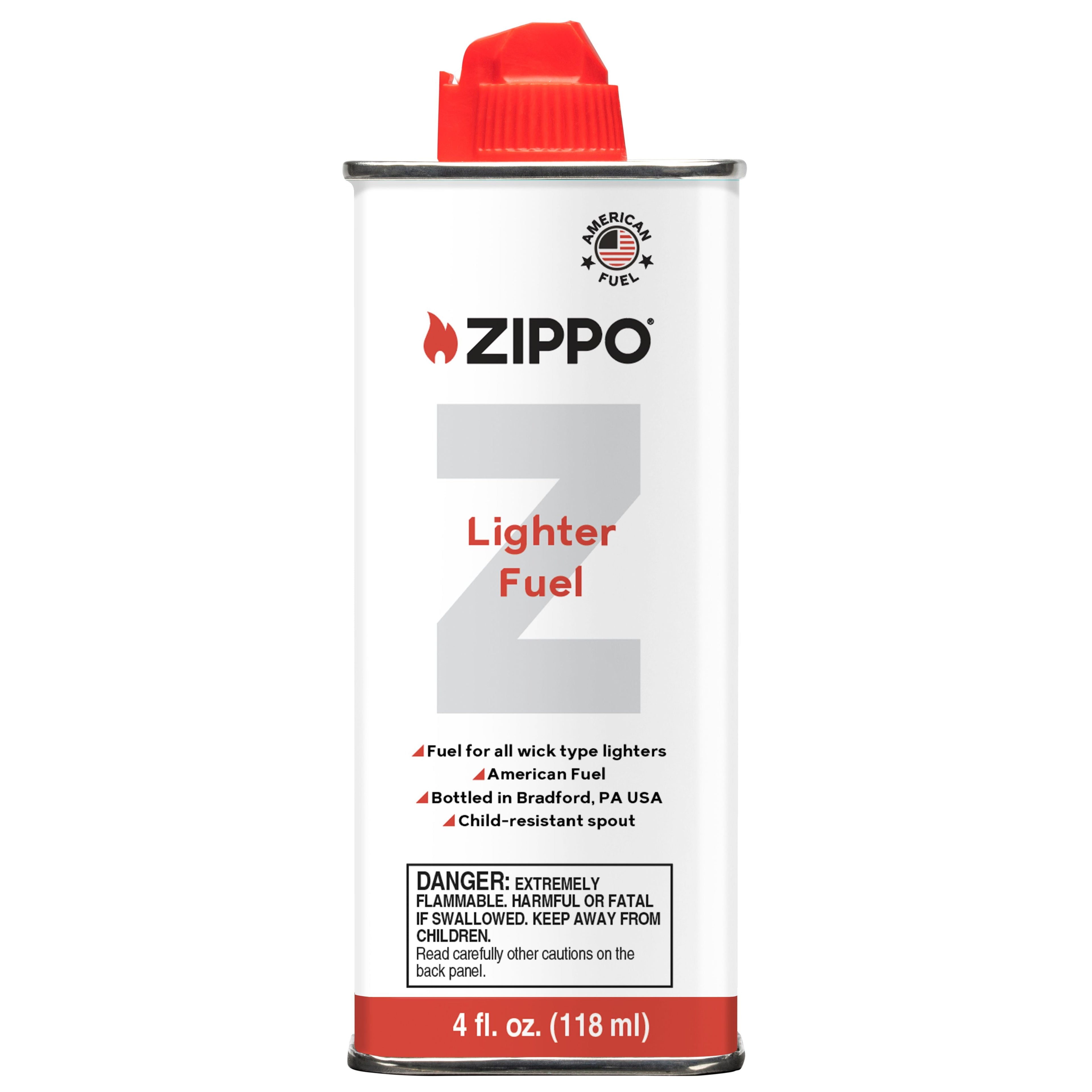 Zippo Premium Lighter Fluid, (1-Can) 4 oz / 118 ml, For All Flint Lighters #4FC