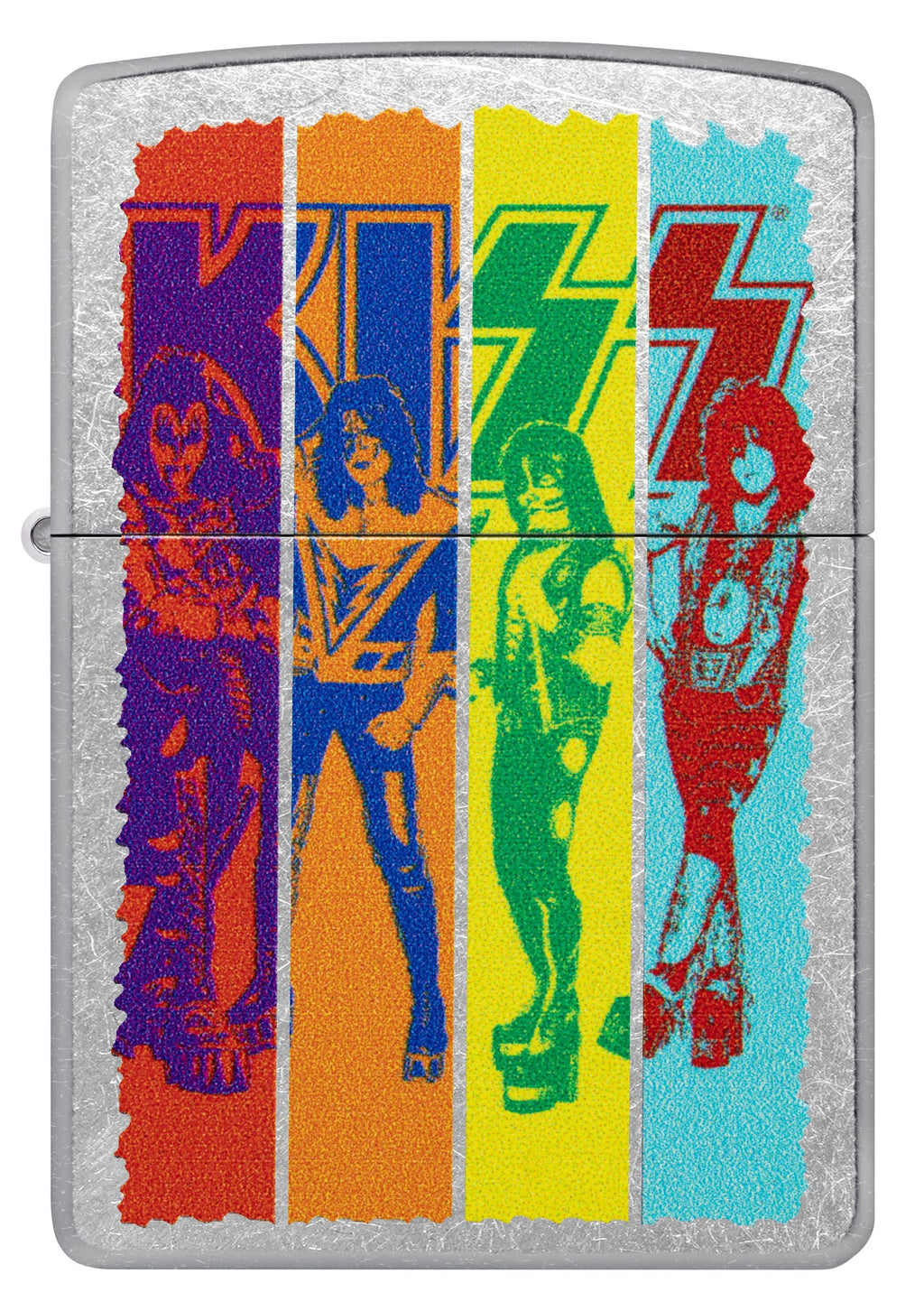 Zippo KISS Rock Band, Street Chrome Lighter #47244