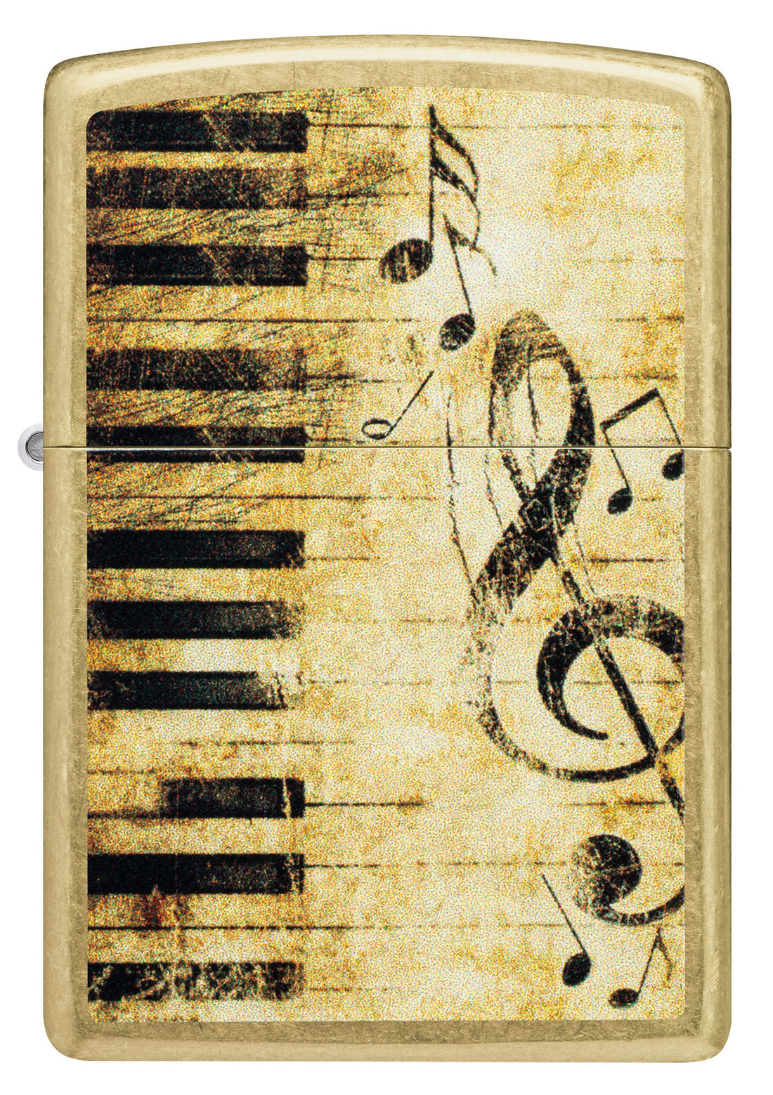 Zippo Nothing but Treble, Street Brass Lighter #46712