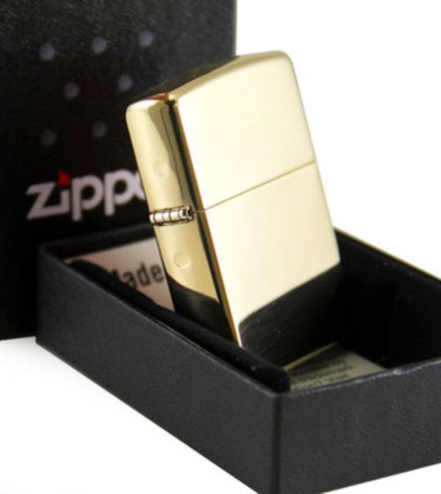 Zippo Classic High Polish Brass Lighter #254B