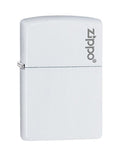 Zippo Classic White Matte with Logo, Lighter #214ZL