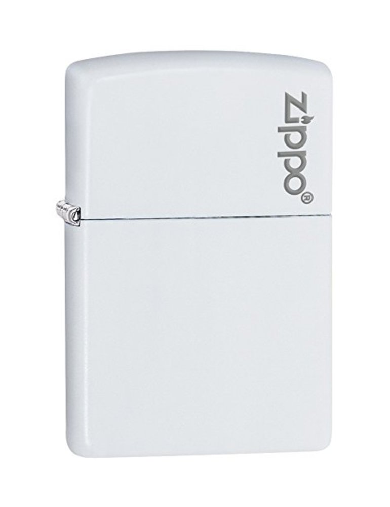 Zippo Classic White Matte with Logo, Lighter #214ZL