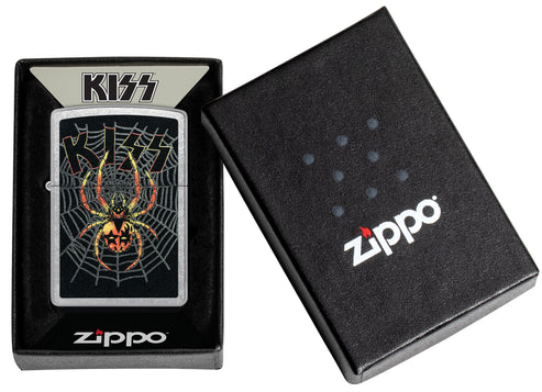 Zippo KISS Spider, Street Chrome Lighter #46739
