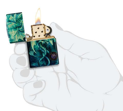 Zippo Anne Stokes Dragon, 540° Fusion Lighter #48986