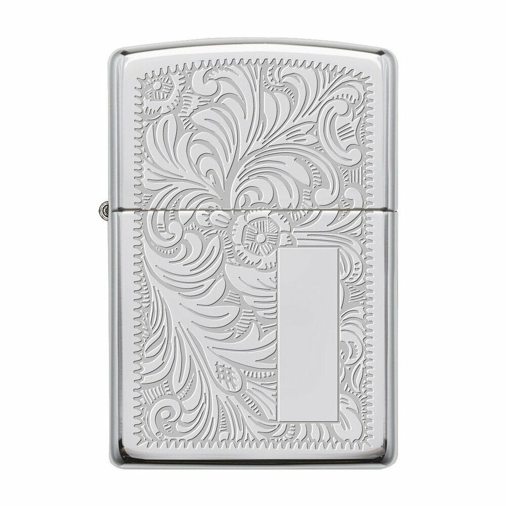 Zippo Venetian, High Polish Chrome Lighter #352
