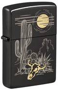Zippo Western, High Polish Black Lighter #48968