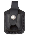 Zippo Leather Pouch w/Belt Loop & Thumb Notch For Windproof #LPTBK