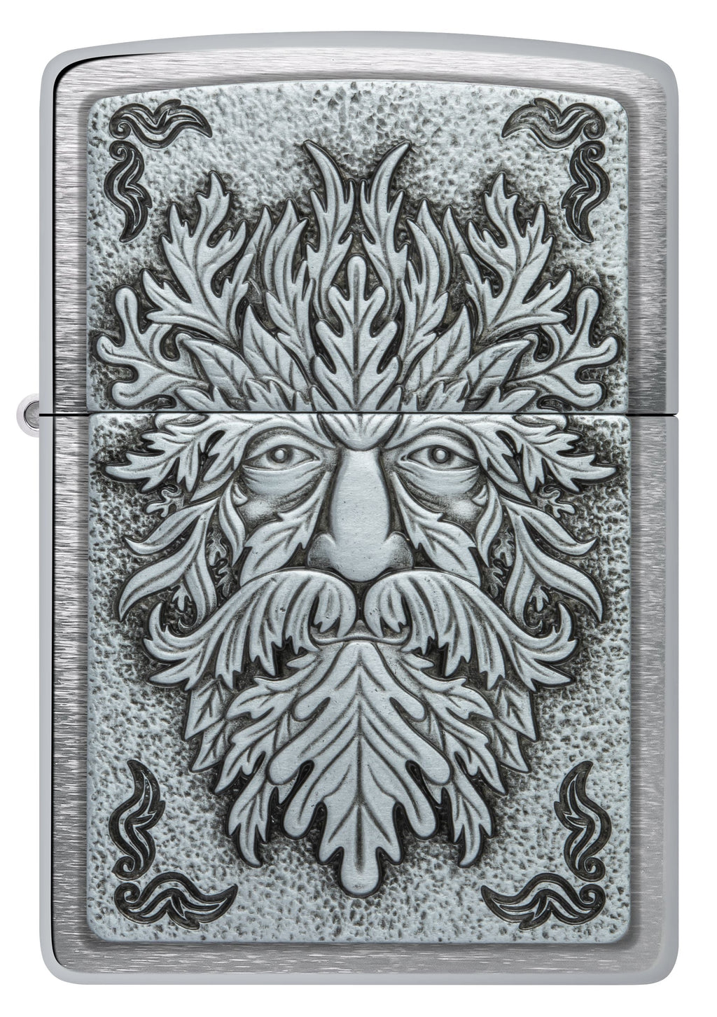 Zippo Norse God Emblem, Brushed Chrome Lighter #48906