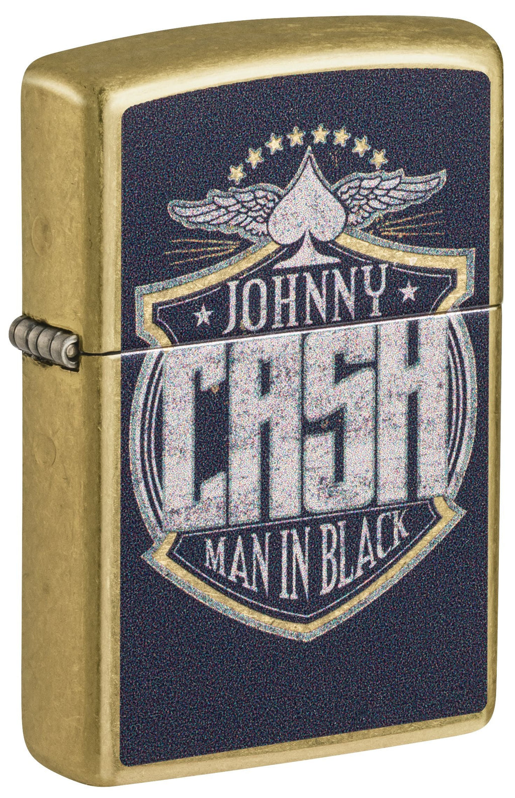 Zippo Johnny Cash Man in Black, Street Brass Lighter #47200