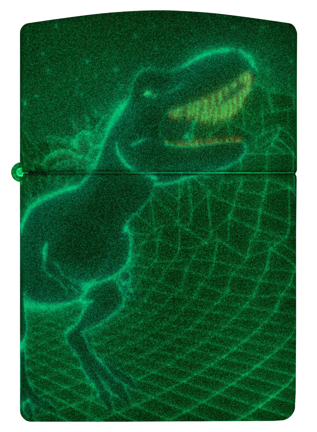 Zippo Cyberpunk Dinosaur 540°, Glow-in-the-Dark Lighter #46701