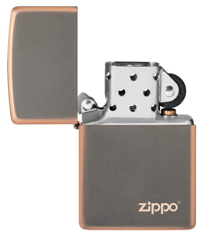 Zippo Classic Rustic Bronze with Logo, Lighter #49839ZL