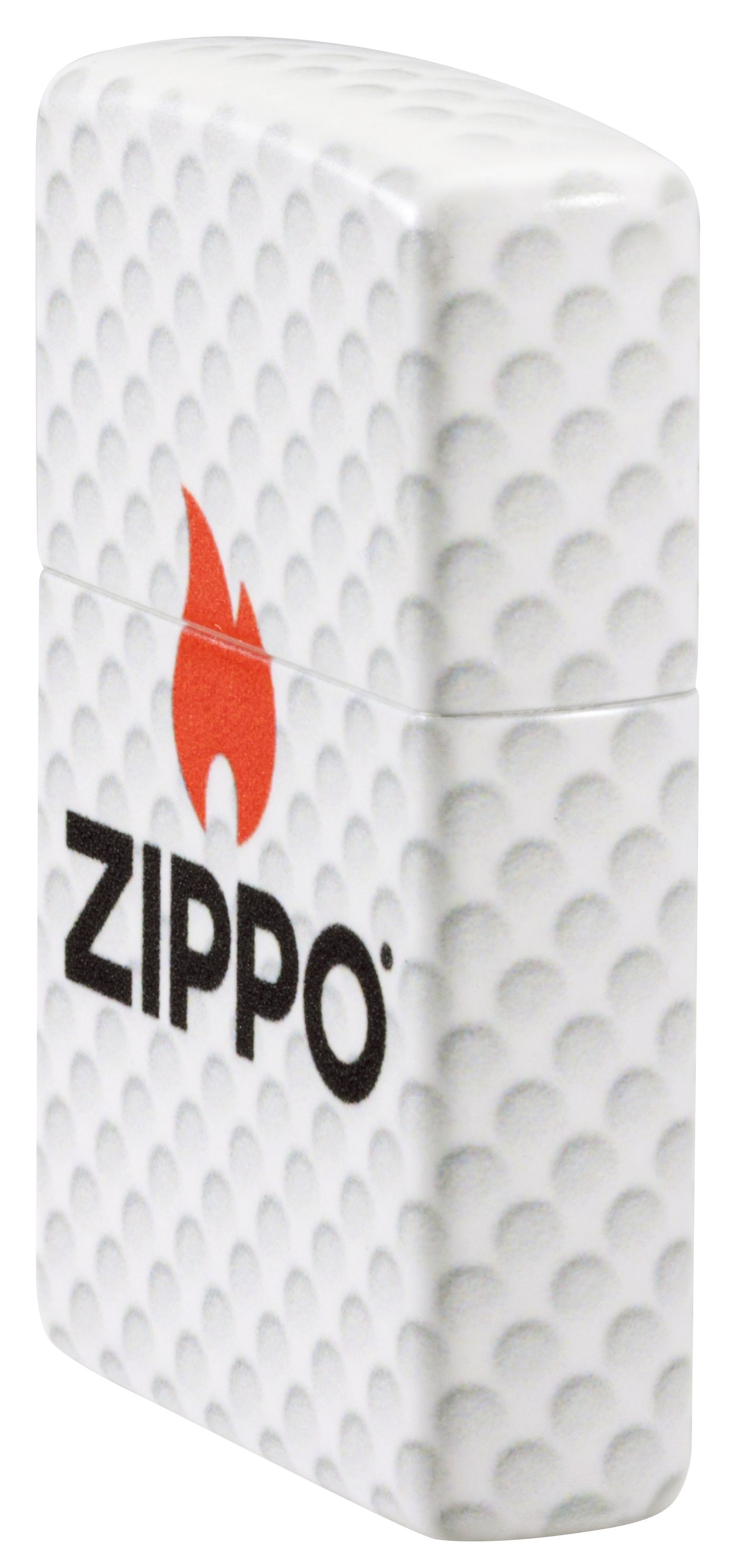 Zippo Golf Ball Logo, White Matte Lighter #47211
