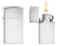 Zippo Slim High Polish Chrome Lighter #1610
