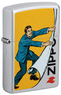 Zippo Reveal, Satin Chrome Lighter #46711