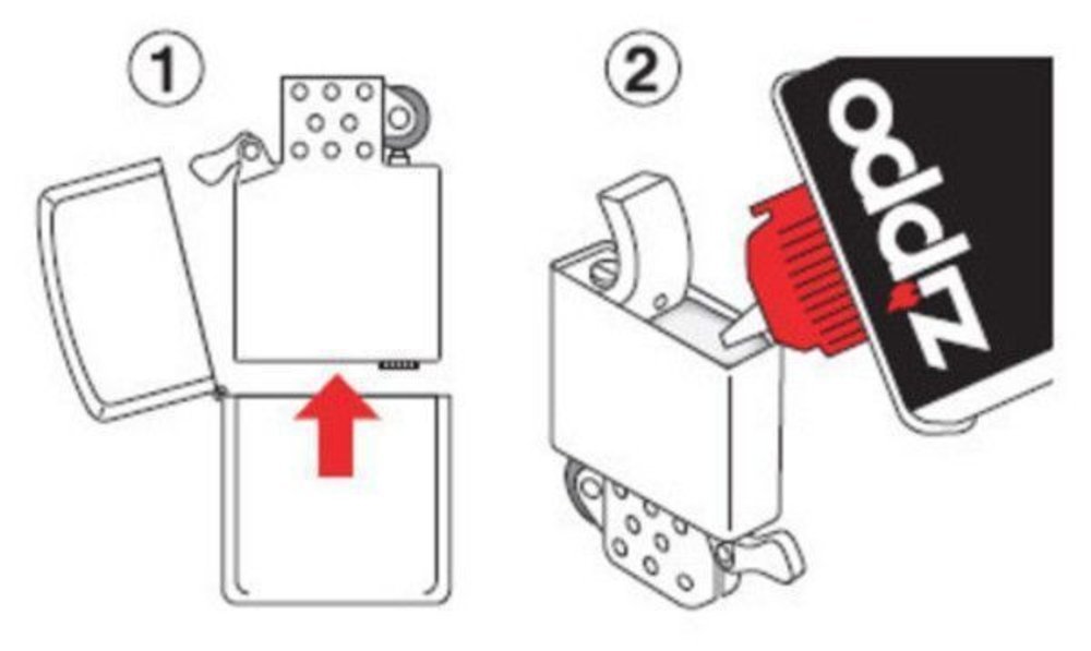 Zippo Lighter Fuel + Flints Kit Gift Box Lighter, For Regular Windproof #50R