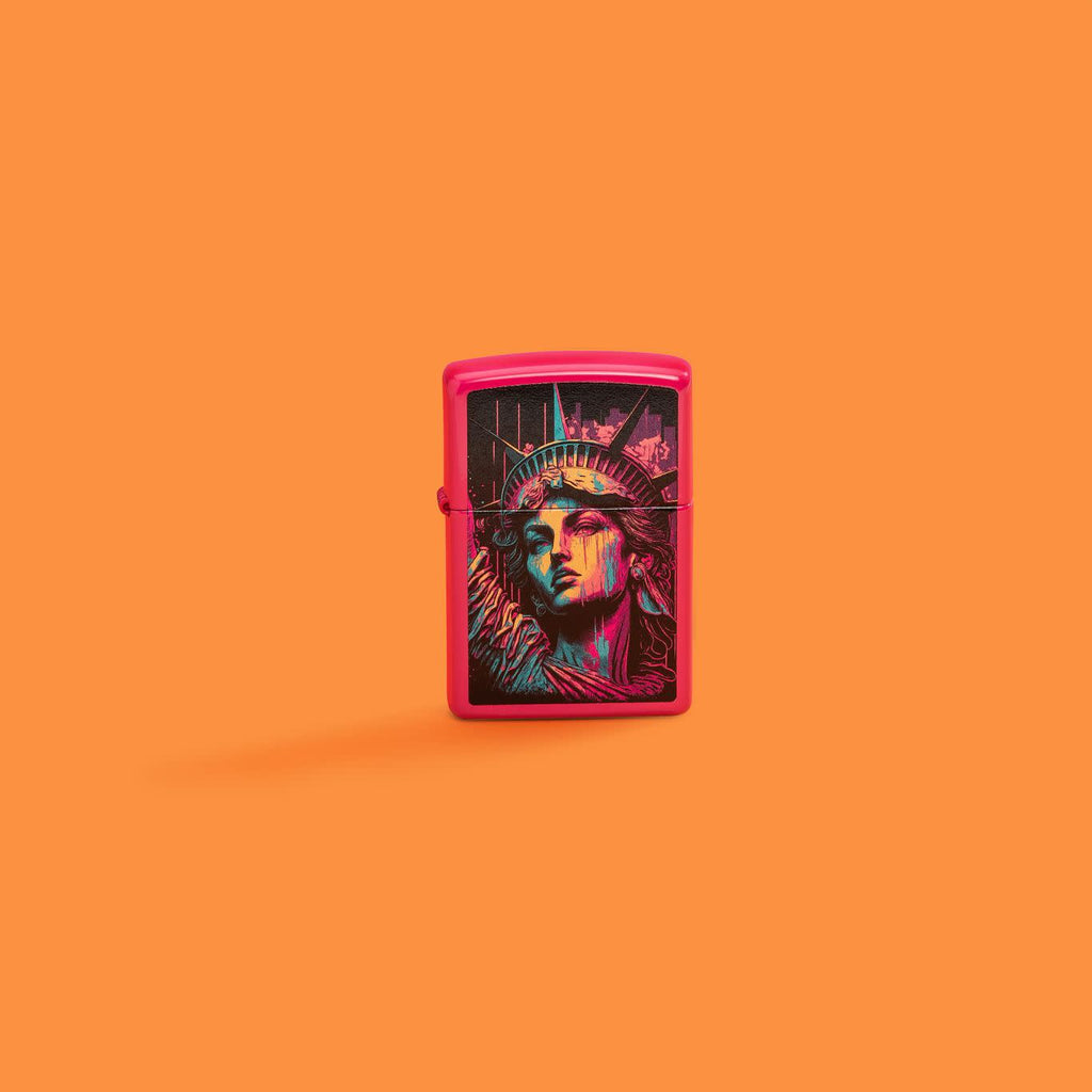Zippo American Lady Statue of Liberty, Frequency Lighter #48916