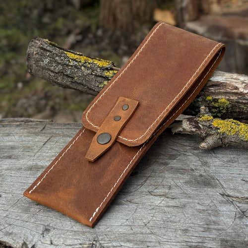 1 Pocket Leather Tool Case - Sharky Forged Steel Tools leather case | Relic & Reel