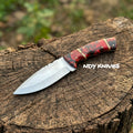 8" D2 Steel Skinning Knife – Precision Fixed Blade Resin Handle