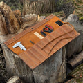 10 Pocket Leather Chisel Roll