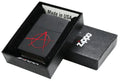 Zippo Anarchy Symbol, Black Matte Lighter #20842