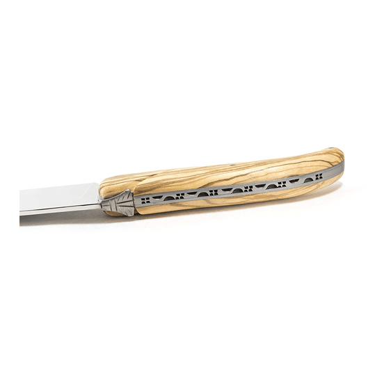 Laguiole en Aubrac Champagne Saber with Olivewood Handle