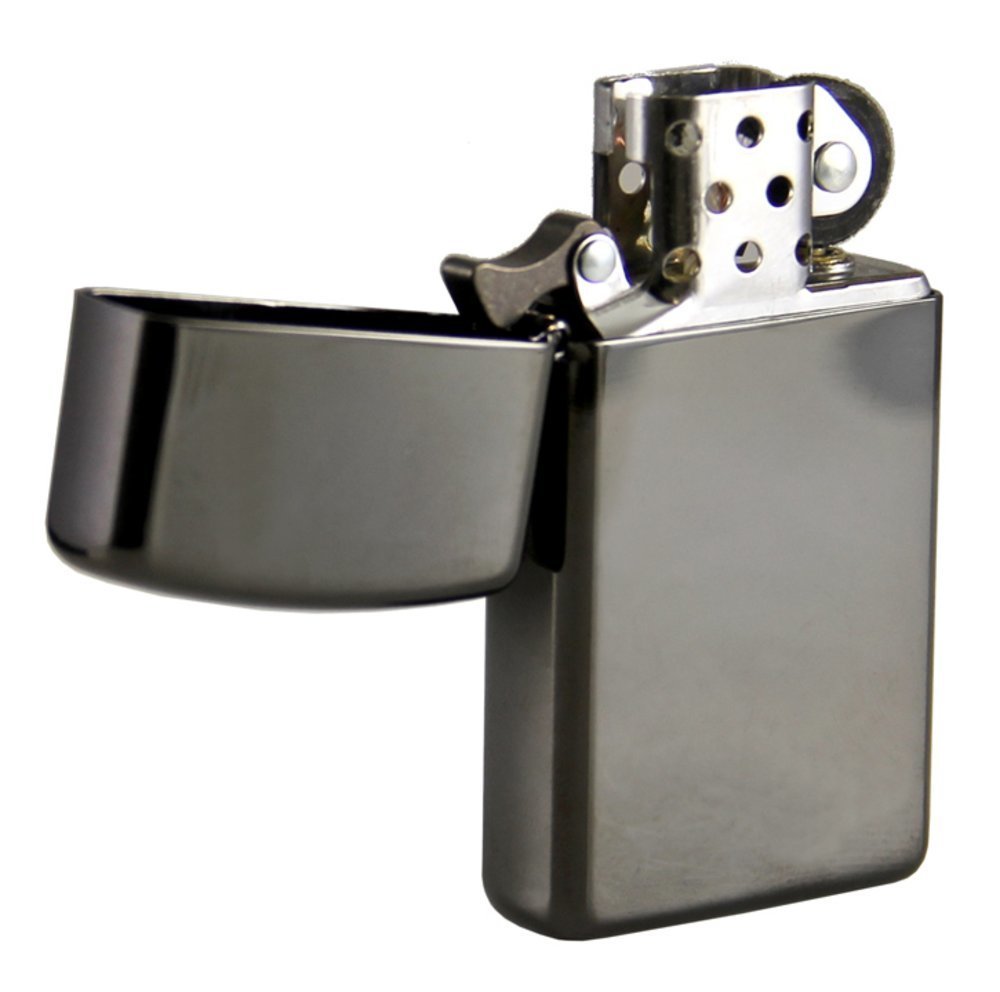 Zippo Slim Ebony, High Polish Black Lighter #28123
