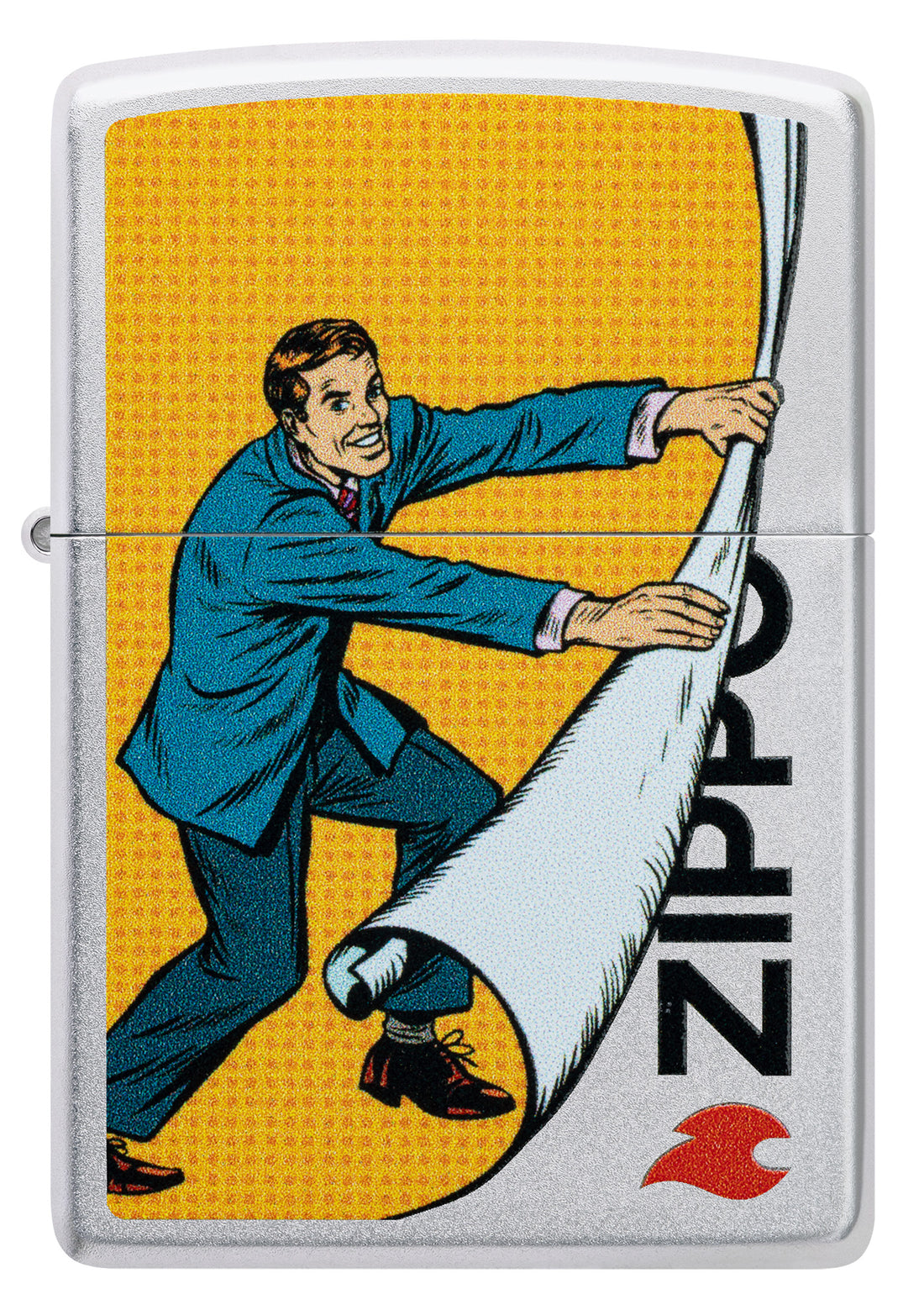Zippo Reveal, Satin Chrome Lighter #46711
