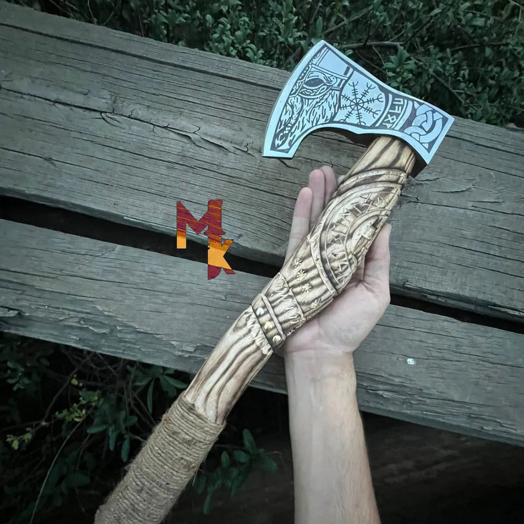 The Helm of Awe: A Mighty Viking Axe for Warriors