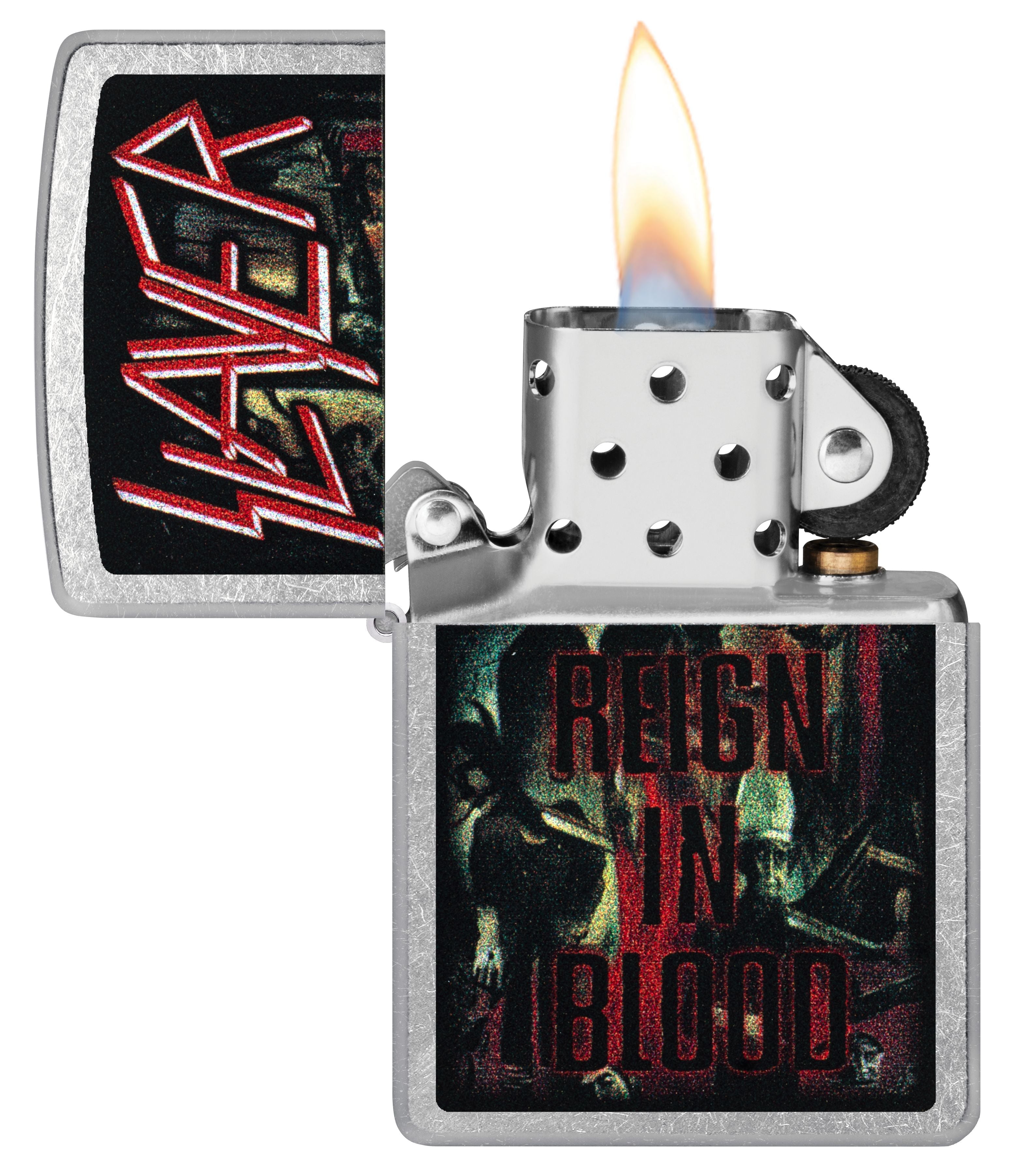 Zippo Slayer Reign In Blood, Street Chrome Lighter #47221