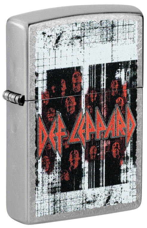 Zippo Def Leppard Logo, Street Chrome Lighter #46742