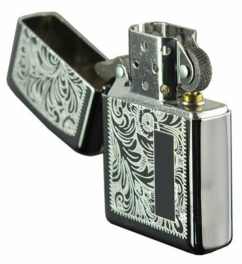 Zippo Venetian, High Polish Chrome Lighter #352