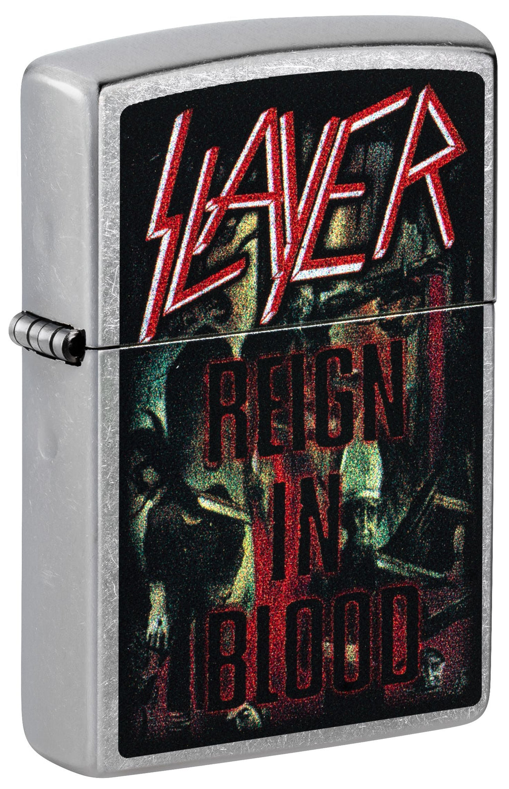 Zippo Slayer Reign In Blood, Street Chrome Lighter #47221