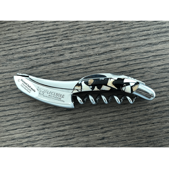 Handcrafted Sommelier Waiter's Corkscrew with Nougatine Handle by Laguiole en Aubrac