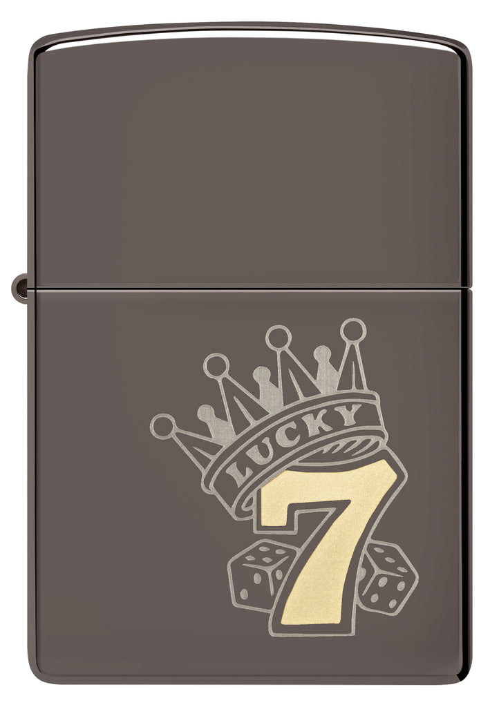Zippo Lucky 7, Black Ice Lighter #48913