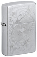 Zippo Atomic Cosmos, Satin Chrome Lighter #46724