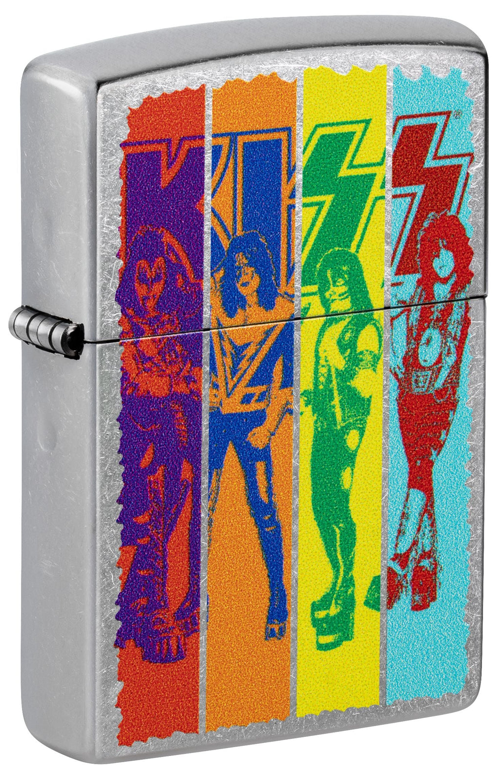 Zippo KISS Rock Band, Street Chrome Lighter #47244