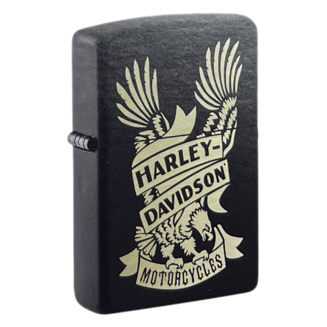 Zippo Harley-Davidson, Black Matte Lighter #49826