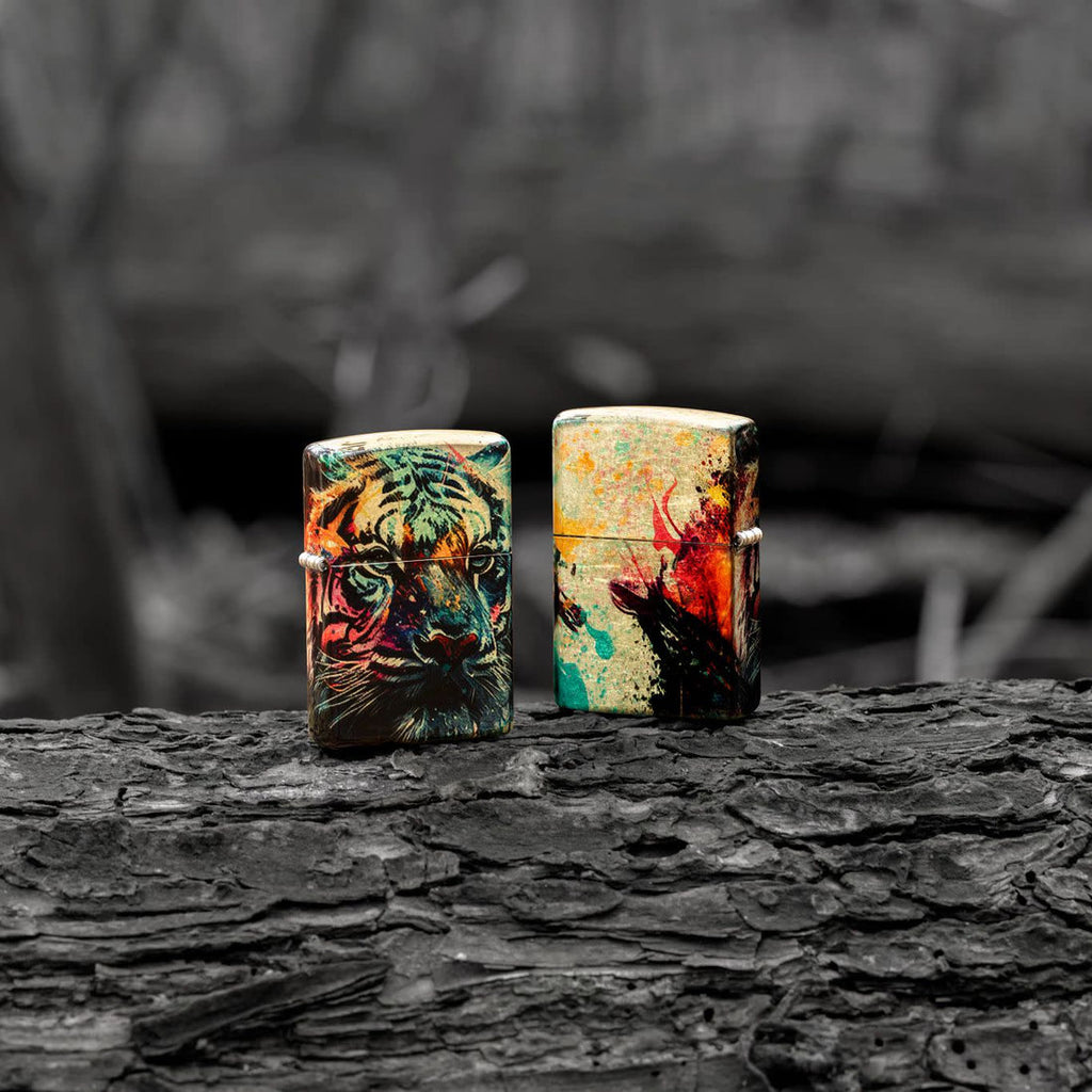 Zippo Painted Tiger, 540° Fusion Lighter #46145