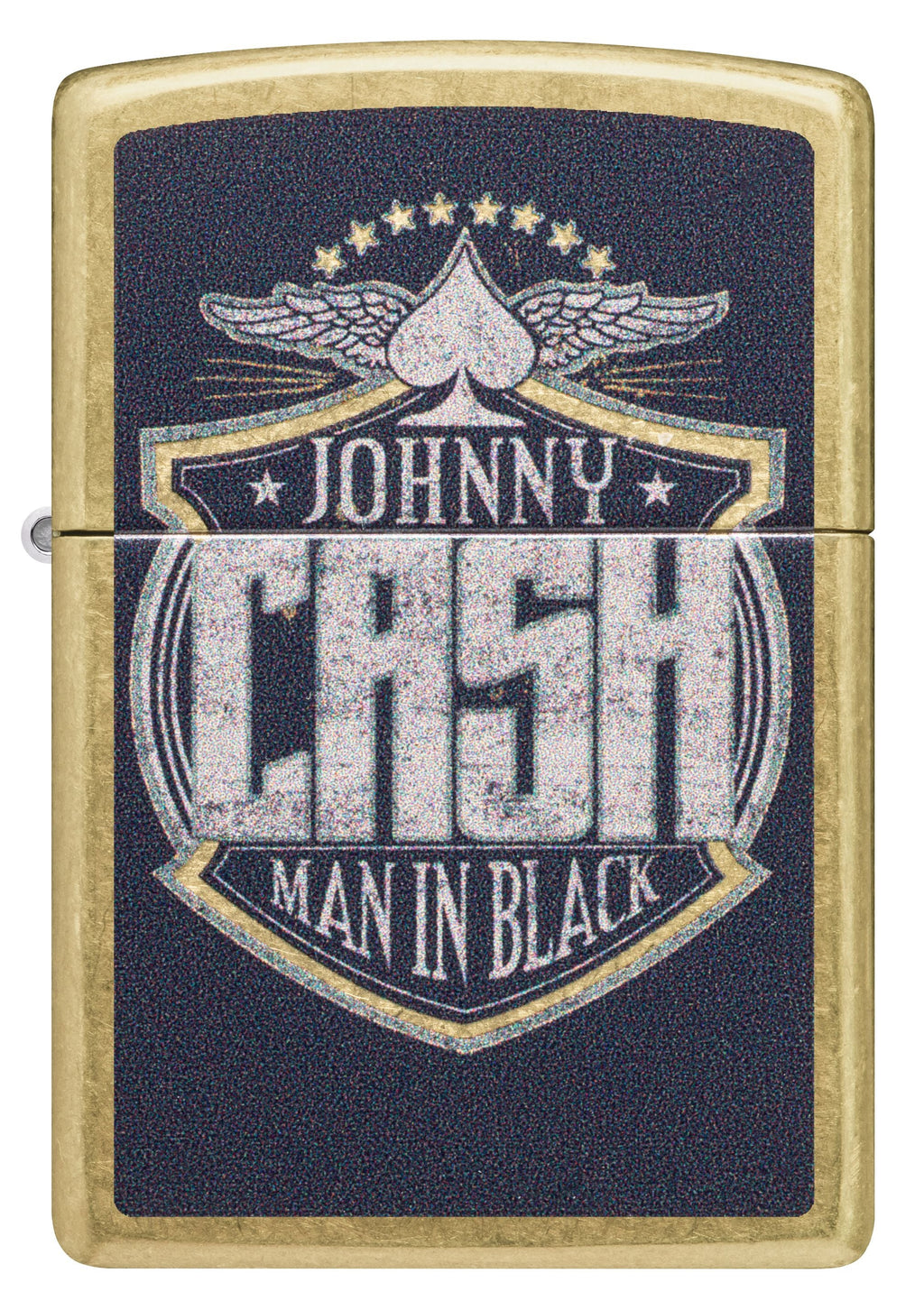 Zippo Johnny Cash Man in Black, Street Brass Lighter #47200