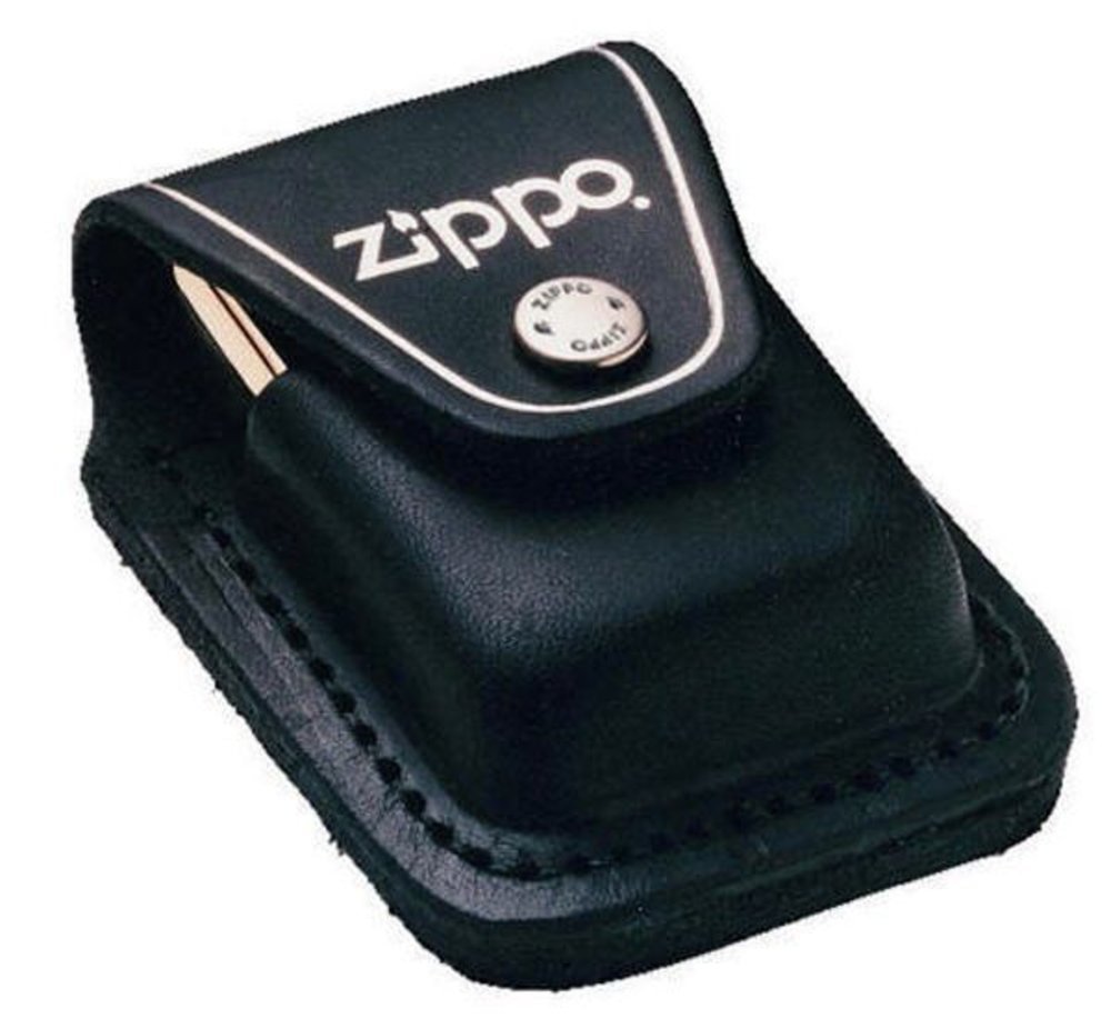 Zippo Belt Loop Leather Pouch, Gift Set #LPGS-LPLBK