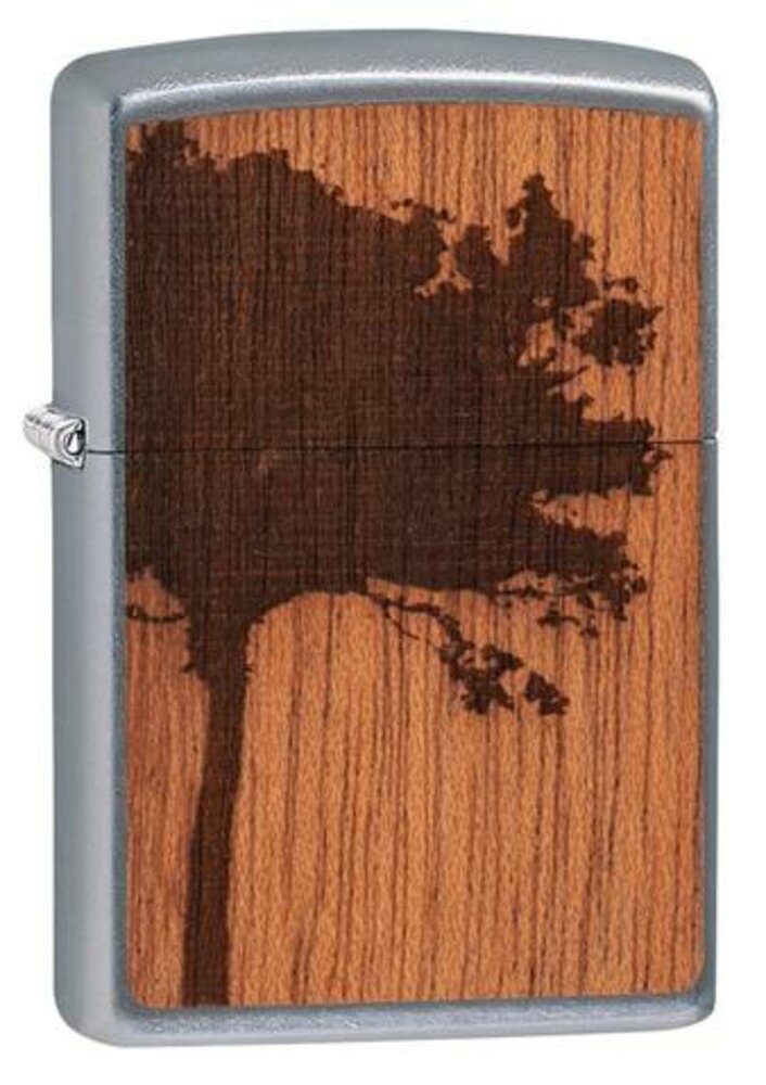 Zippo WOODCHUCK USA And Bottle Opener Gift Set, 100% Real Wood #49066