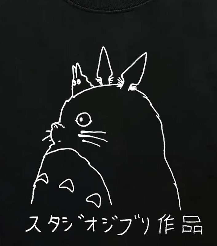 99 My Neighbor Totoro Vintage Black T-Shirt