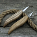 Sharky Forged Steel Tools 2-piece carving knife set, including two stainless steel carving knives with ergonomic handles.
