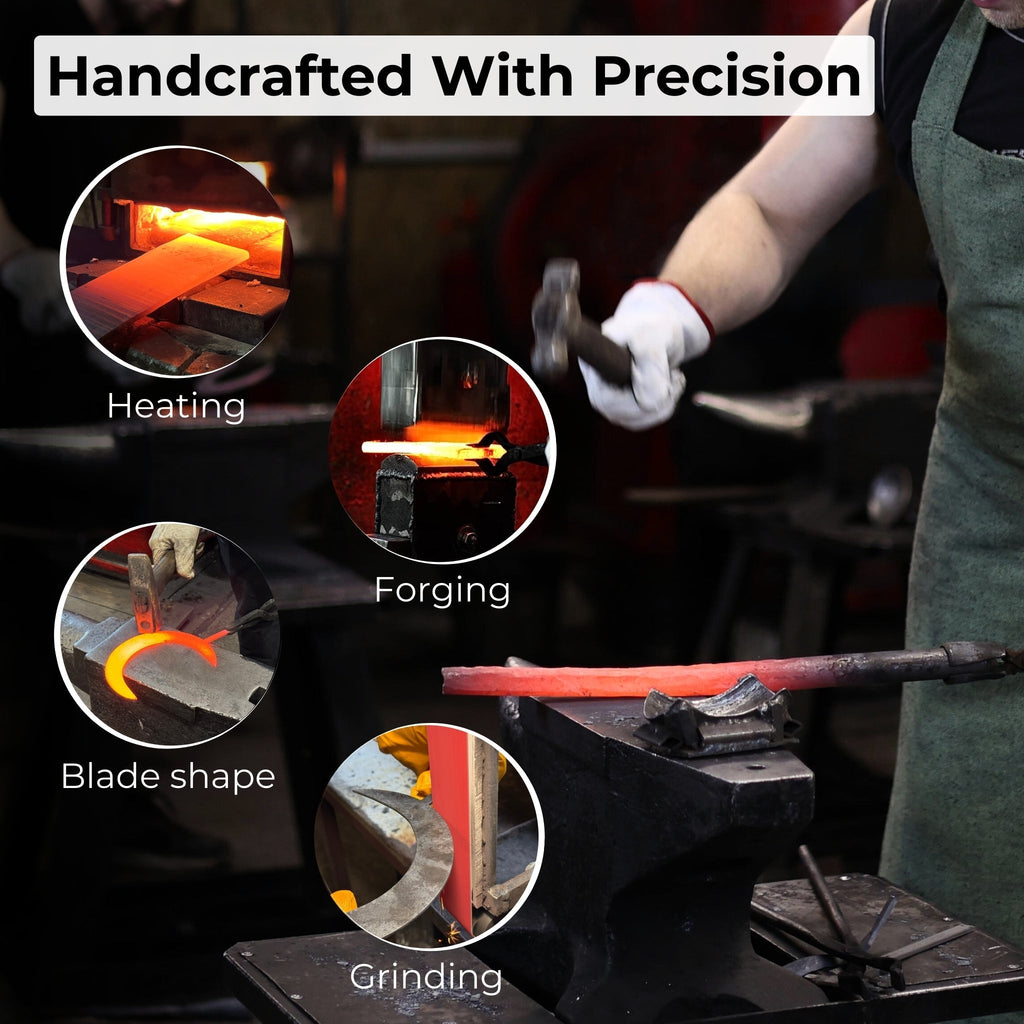Handcrafted forging process for Sharky Forged Steel Tools - Relic & Reel