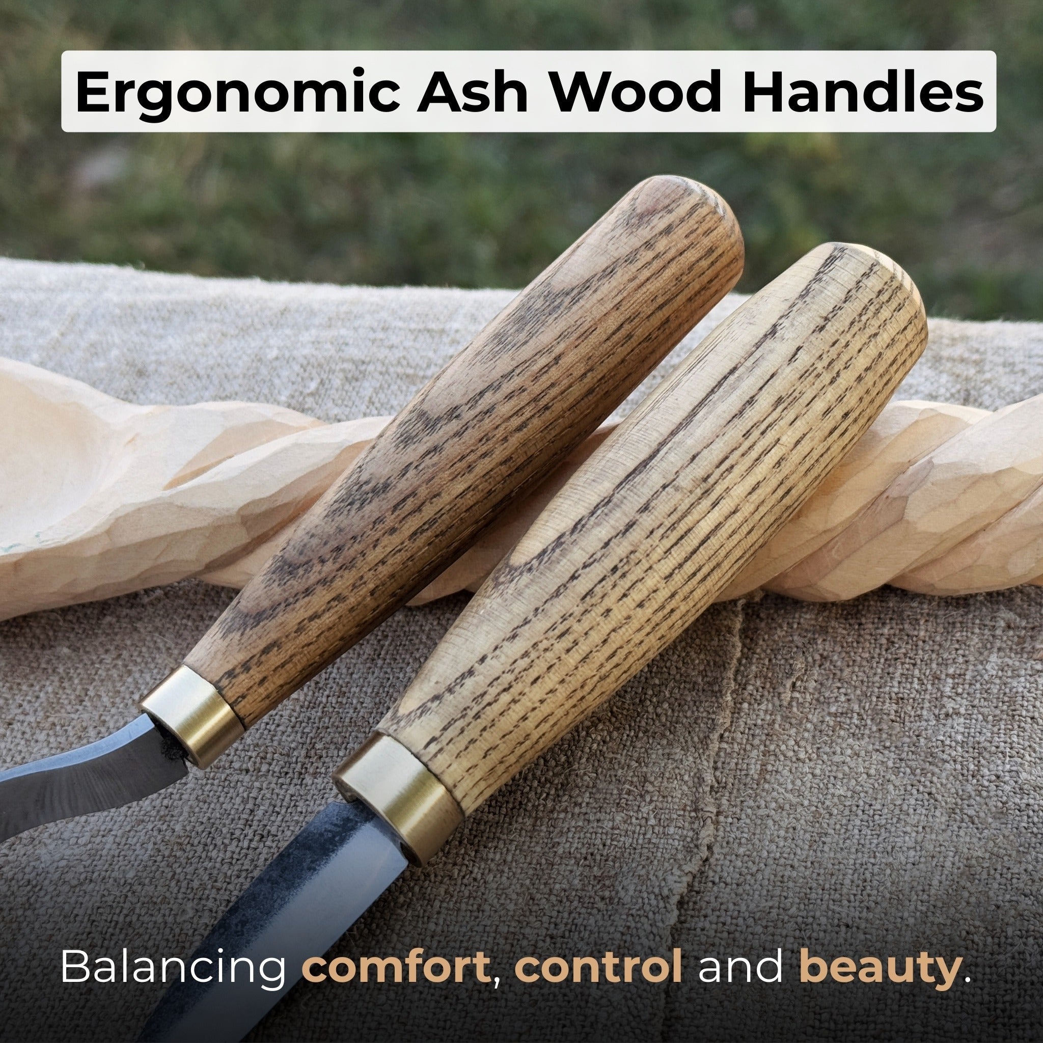 2-Piece Wood Carving Knife Set for Beginners